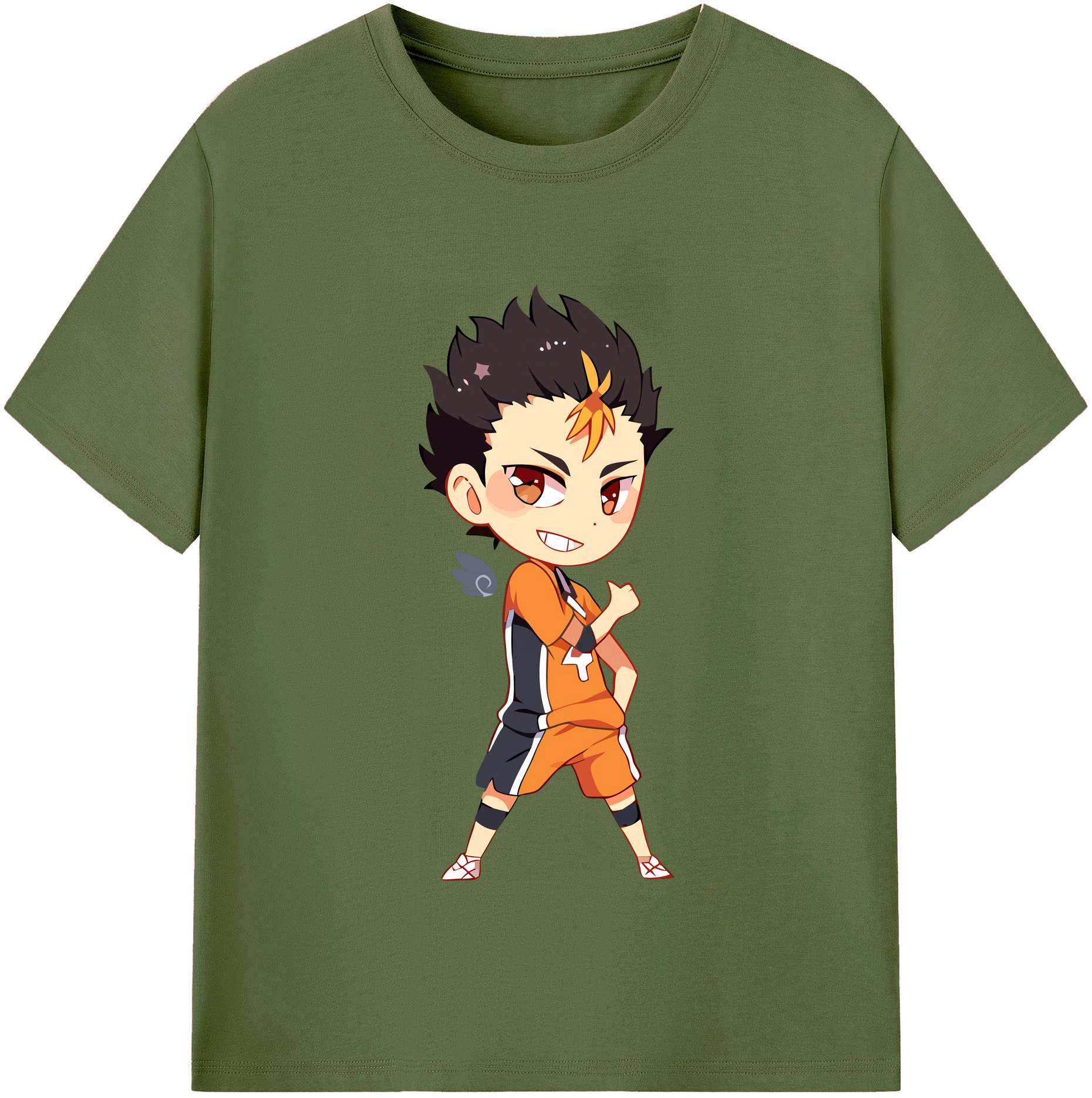（画像用） ハイキュー!! Haikyu!! 綿100％半袖Tシャツ（フロントプリント）